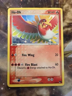 HO-OH 1/17 POP SERIES 5 HOLO RARE POKEMON TCG MP FREE SHIPPING - Image 1
