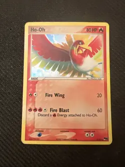 2007 Pokemon Ho-Oh 1/17 POP Series 5 Holo Rare MP - Image 1