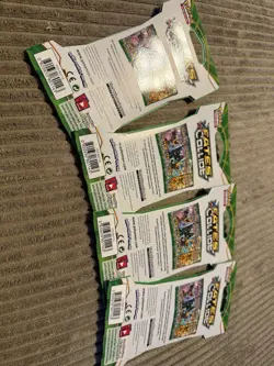 Pokemon XY Fates Collide Sleeved Booster Pack Complete Art Set 4 Sealed Packs - Image 3