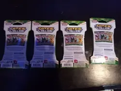 Pokemon XY Fates Collide Sleeved Booster Pack Complete Art Set 4 Packs - Image 4