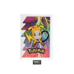 2001 Topps Pokemon TV Raichu Johto League Champions Embossed Die-Cut 6 - Image 1