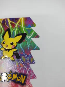 2001 Topps Pokemon Topps Johto League Champions Die Cut Embossed #4 Pichu - Image 2