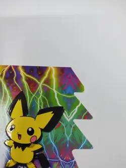 2001 Topps Pokemon Topps Johto League Champions Die Cut Embossed #4 Pichu - Image 3