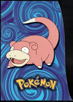 2001 Topps Pokemon Topps Johto League Champions Die Cut Embossed #13 Slowpoke - Image 1
