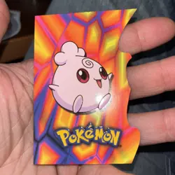 2001 Topps Pokemon Topps Johto League Champions Die Cut Embossed #10 Igglybuff - Image 1