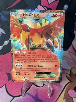 Ho-Oh EX 22/124 Dragons Exalted 2012 Holo Rare Pokemon Card - Image 1
