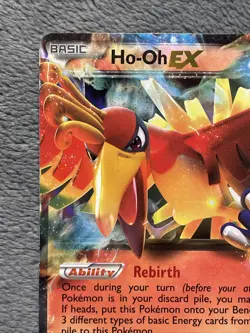 Ho-Oh EX 22/124 Pokemon Card 2012 Dragons Exalted Ultra Rare Holo - Image 2