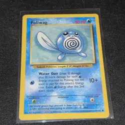 POLIWAG - Base Set - 59/102 - Common - Pokemon Card - Unlimited Edition - NM - Image 1