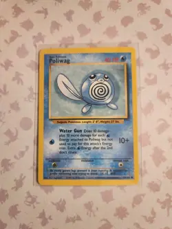 Poliwag 59/102 Base Set Unlimited Pokemon TCG - Image 1