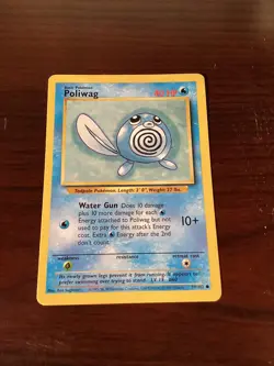 Pokemon TCG - Poliwag - 59/102 - Common Unlimited Base Set Unlimited - Image 1