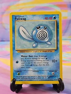 Pokemon TCG Base Set Card | Poliwag 59/102 Common - Image 1