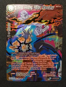 Dragon Ball Super Card Game Son Goku, Ultra Mastery NM - Image 1