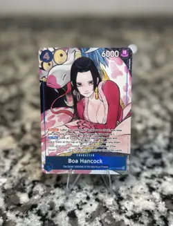 Boa Hancock ST17-004 One Piece Promo Cards Foil Super Rare - Illustration Box - Image 1