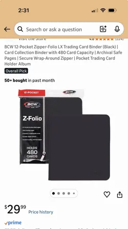 Star Wars CCG (8 x BCW x 12-Pocket Zip Trading Card Binder Side Loader) - Image 3