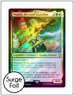 1x Wakka, Devoted Guardian, Surge Foil, Final Fantasy, Magic MTG NM - Image 1