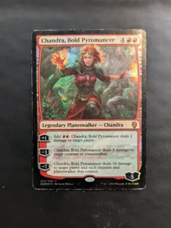 Chandra, Bold Pyromancer Dominaria DOM Foil - HP - Image 1