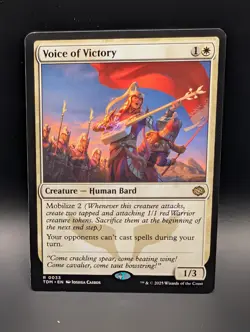 MTG - Voice of Victory - Creature - TDM #33 - Rare - NM - Image 1