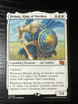 Magic: The Gathering Foundations Jumpstart, Brimaz King of Oreskos, Near Mint - Image 1