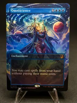 Omniscience (Anime Borderless) Wilds of Eldraine: Enchanting Tales Foil NM - Image 1
