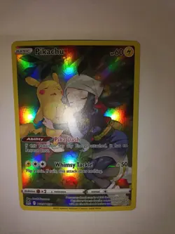 Pokemon TCG Pikachu TG05/TG30 Lost Origin Trainer Gallery Full Art Holo - Image 1