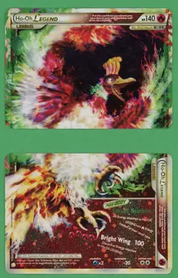 Ho-Oh Legend Pokemon HeartGold & SoulSilver Legend Card 111/123 112/123 LP - Image 1