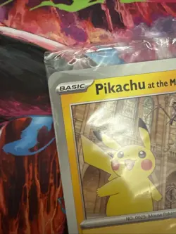 2x Pokemon x Natural History Museum Promo - Pikachu At The Museum BRAND NEW SEAL - Image 3