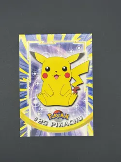 Pikachu #25 Topps Blue Label TV Animation Edition Pokemon TCG 1999 NM - Image 1