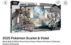 Pokemon Unova Heavy Hitters Premium Collection Costco 2 Pack Sealed Brand New - Image 1