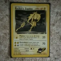 Pokemon Rocket's Zapdos 15/132 Gym Challenge Basic 70HP Holo Rare Holo - Image 1