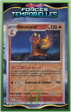 Volcaropod Reverse - EV5:Forces Temporelles - 029/162 - Carte Pokemon FR Neuve - Image 1