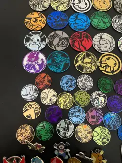 Pokemon TCG Collector’s Coins / Pins Lot Mostly Unique Awesome Deal! - Image 4