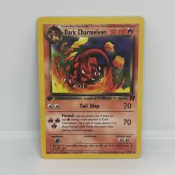 Dark Charmeleon 1st Edition Team Rocket 32/82 Pokemon TCG WotC NM - Image 1