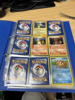 Folder Of Vintage Pokemon Cards (mixed Conditions) Does Have Holo Cards - Image 1