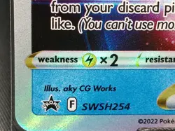 Pokemon TCG Black Star Promo Palkia V STAR SWSH254 Holo - Image 2