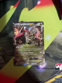 Pokemon Tyrantrum EX XY70 XY Black Star Promo LP - Image 1