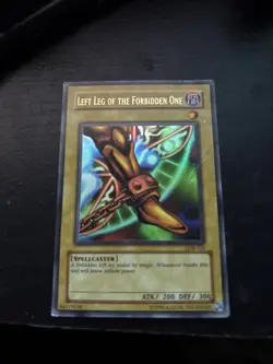 Left Leg of the Forbidden One LOB-121 Legend of Blue Eyes White Dragon Unlimited - Image 1