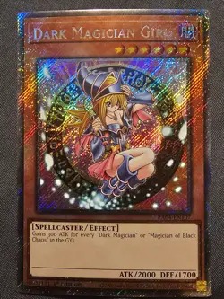 Dark Magician Girl PSR RA04-EN107 Yu-Gi-Oh! Secret Rare 1st Edition NM - Image 1