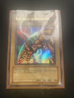 Right Arm of the Forbidden One LOB-122 The Legend of Blue Eyes White Dragon - Image 1