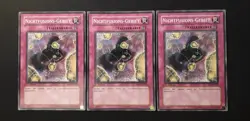 Yu-Gi-Oh! 3x Nichtfusions-Gebiet, EEN-DE059, COmmon, 1. Auflage, Deutsch, EX - Image 1