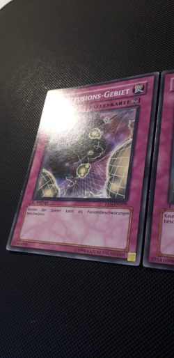 Yu-Gi-Oh! 3x Nichtfusions-Gebiet, EEN-DE059, COmmon, 1. Auflage, Deutsch, EX - Image 2