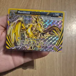 Pokemon Card Mandibuzz BREAK XY182 Black Star Promo BREAK Near Mint - Image 1
