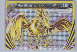 2017 Pokemon XY Promos Mandibuzz BREAK Black Star Promo #XY182 Full Att Holo - Image 1