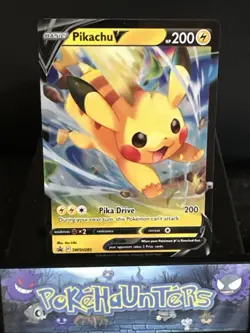 Pokemon Card Pikachu V SWSH285 Black Star Promo Crown Zenith Near Mint - Image 1