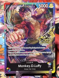 MONKEY D LUFFY - One Piece Rainbow - PROMO - 3rd Anniversary 3 Brothers Pack - Image 1