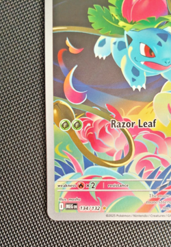 Pokemon TCG - Ivysaur 134/132 Illustration Rare ME1: Mega Evolution - Near Mint - Image 4