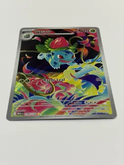 Pokemon TCG Ivysaur 134/132 Illustration Rare Mega Evolution Holo Near Mint - Image 4