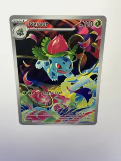Pokemon TCG Ivysaur 134/132 Illustration Rare Mega Evolution Holo Near Mint - Image 5
