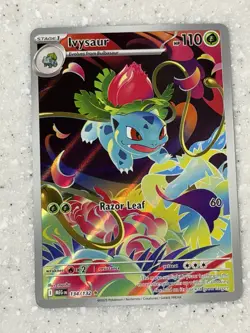 Ivysaur 134/132 Mega Evolution Illustration Rare Near Mint Pokemon TCG - Image 1