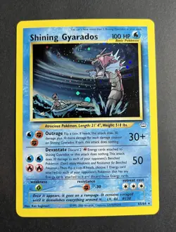 Pokemon TCG Shining Gyarados Neo Revelation 65/64 Holo Excellent Condition - Image 1