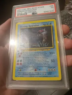 Pokemon TCG Shining Gyarados 1st Edition Neo Revelation Holo PSA 1 - Image 2